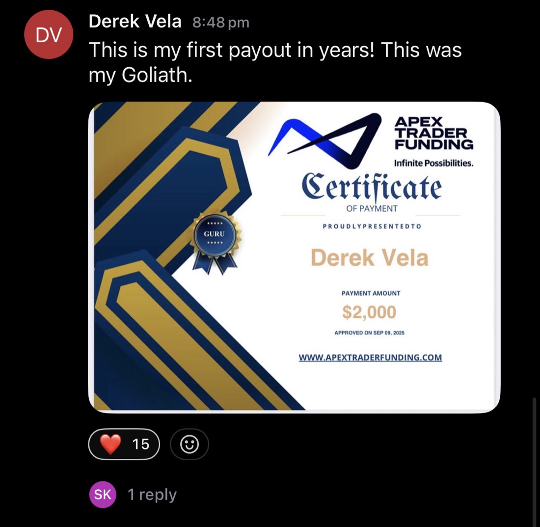 Derek Vela payout