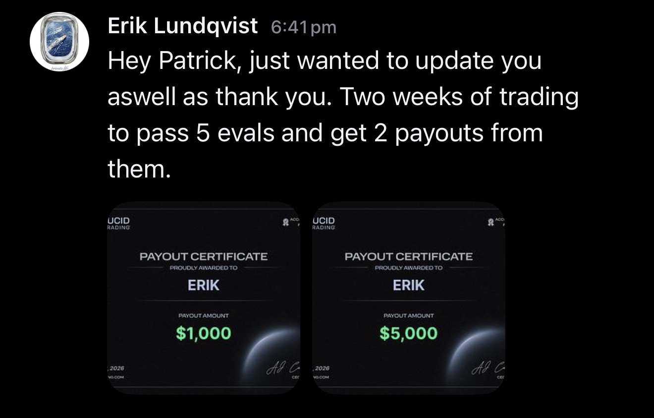 Erik payouts